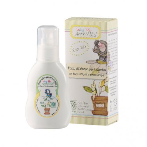 Vattenbaserad blöjbytarpasta Ecobio Baby Anthyllis 75 ml