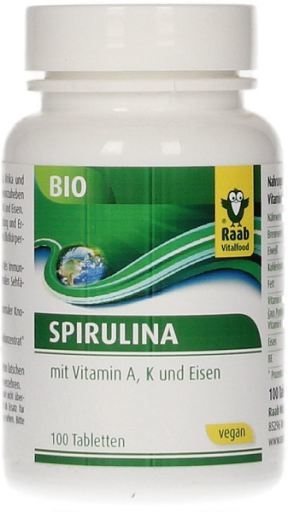 Ekologiska Spirulina-tabletter