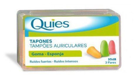 Quies Rubber Plugs 6 Uds