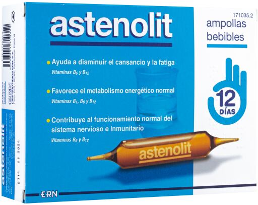 Astenolit 12 drickbara ampuller 10 ml