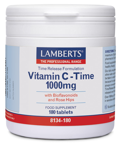 Vitamin C 1000 mg fördröjd frisättning 180 tabletter