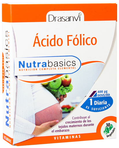 Nutrabasics - Folsyra 30 kapslar