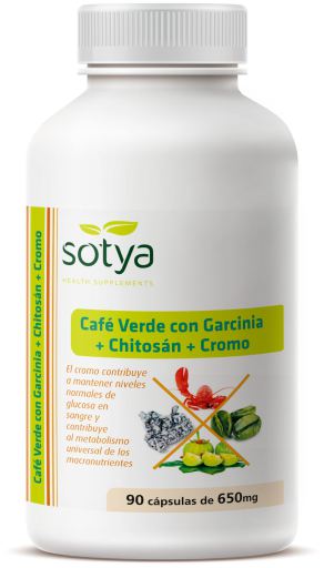 Grönt kaffe + Garcinia 650mg 90 kapslar