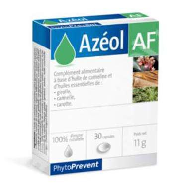 Azeol af 30 kapslar matsmältningstillskott för att skydda leverceller