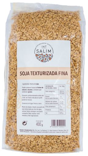 Finstrukturerade sojabönor 400 gr.