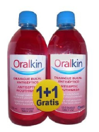 Oralkin Rinse 500 ml Förpackning 2 x 1