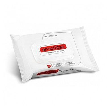 Ansollitas Wipes Anal Hygiene 50 enheter