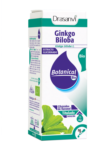 Ginkgo Biloba glycerinerad 50 ml botanisk bio