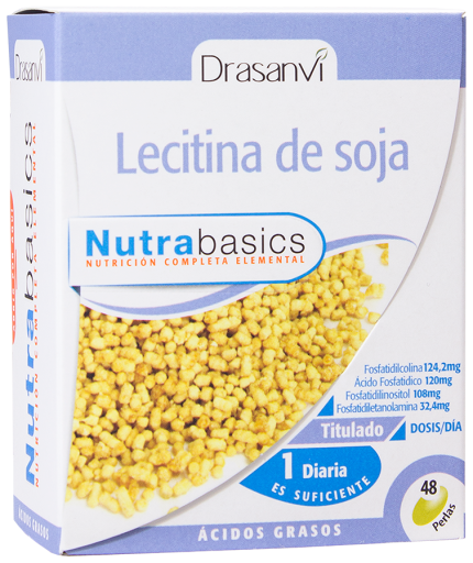 Lecithin Soy 1200 mg 48 Nutrabasic-pärlor