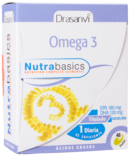 Omega 3 1000mg 48 pärlor Nutrabasicos