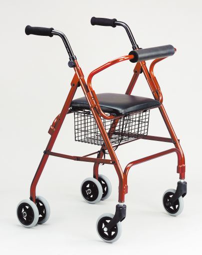 Rollator aluminiumbromsar