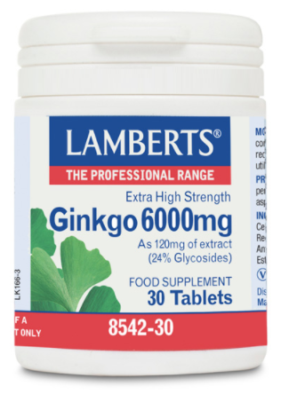 Ginkgo Biloba extra hög potens 6 000 mg