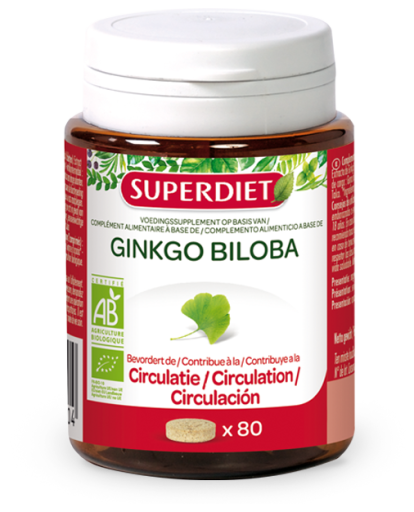 Ginkgo Biloba Bio 80 kapslar