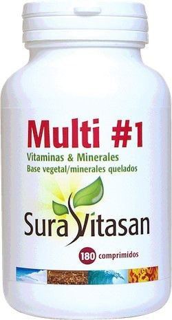 Multi 1-vitaminer och mineraltabletter