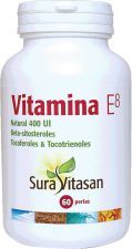 Vitamin E8 naturliga 400 Ui-pärlor