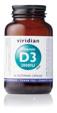 Vitamin D3 2000 IE (vegansk) 60 grönsakskapslar