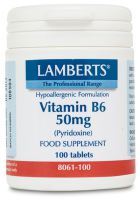 Vitamin B6 50 mg pyridoxin 100 tabletter