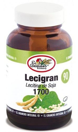 Lecigran sojalecitin 1700 mg 90 pärlor