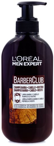 BarberClub 3in1 skägg-, hår- och ansiktsschampo 200 ml