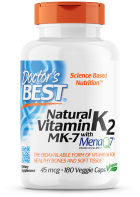 Naturligt vitamin K2 Mk7 med Menaq7 45Mcg 180 grönsakskapslar