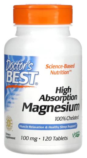 Magnesium med hög absorption 100 mg 120 tabletter