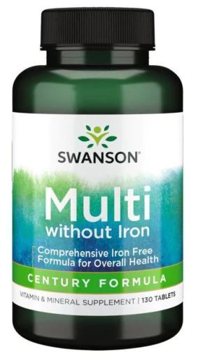 Century Formula Multi-Vitamin &amp; Mineral With Iron 130 tabletter