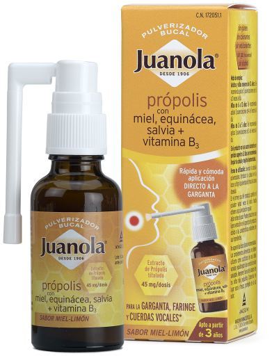 Propolis munspray med honung, echinacea, salvia och vitamin B3