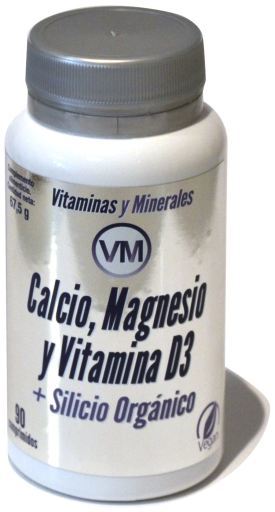 VM Kalcium, Magnesium och Vit. D3 + Organic Silicon 90 Comp