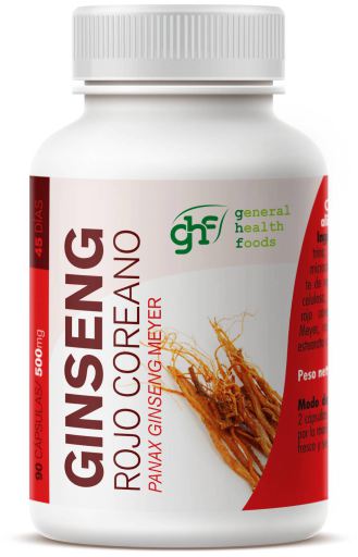 Koreansk röd ginseng 500 mg 90 kapslar