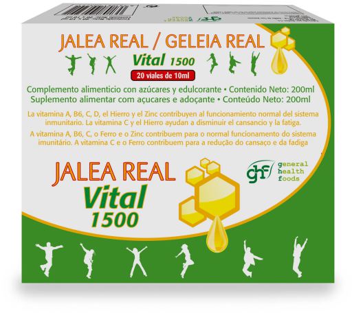 Royal Jelly Vital 1500 Vuxna 10 ml 20 Ampuller