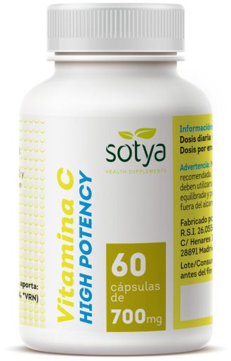 High Potency Vitamin C 60 kapslar à 700 mg