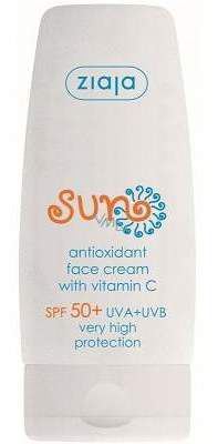 SUN antioxidant ansiktskräm SPF50+ med vitamin C 50 ml