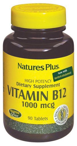 Vitamin B12 1000 mcg 90 Tabletter