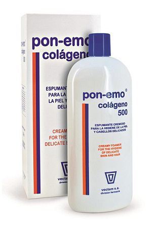 Pon-emo kollagen gel-schampo torrt hår 500 ml