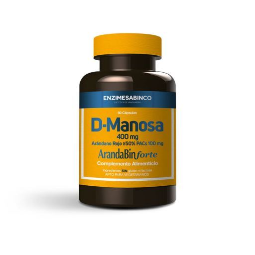 D-Mannose + Cranberry 60 vegetabiliska gelatinkapslar