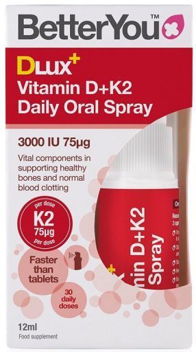 DLux + Vitamin D + K2 daglig oral spray 12 ml