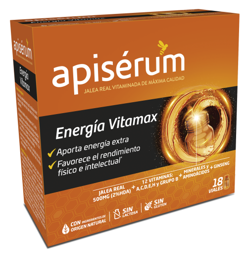 Apiserum Energia VitaMax 18 injektionsflaskor