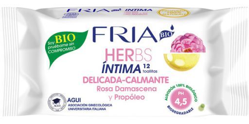 Intima Bio Soothing Wipes Herbs Ecocert 12 st