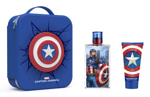 Förpackning Captain America eau de toilette 100 ml + 1 st