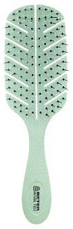 Detangling Natural Fiber Brush #Green