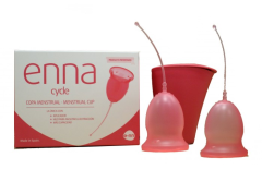 Menstrual cup storlek M 2 koppar + sterilisator