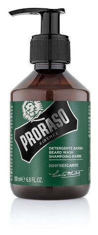 Uppfriskande skäggschampo Grönt 200 ml