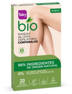 Bio Natural 0% Depilatory Body Wax Bands 20 enheter