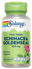 Echinacea och Goldenseal Root 500 mg 100 Grönsakskapslar