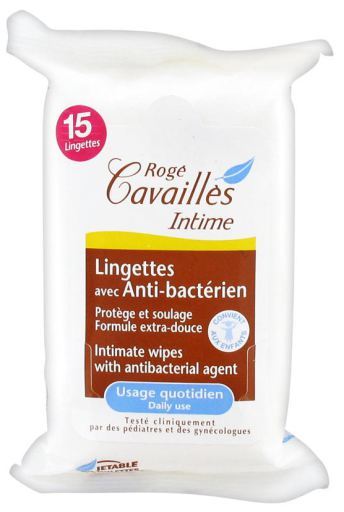 Lingettes Antibacterial Intimate Wipes x2