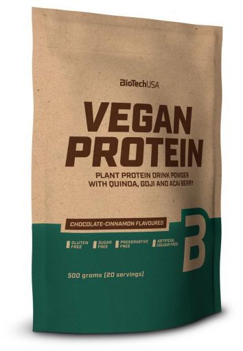 Vegansk proteinkanelchoklad 500 gr