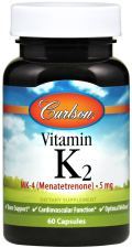 Vitamin K2 som MK 4 av 5 mg 60 kapslar