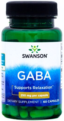 Gaba Gamma Aminobutyric Acid 250 mg 60 Kapslar