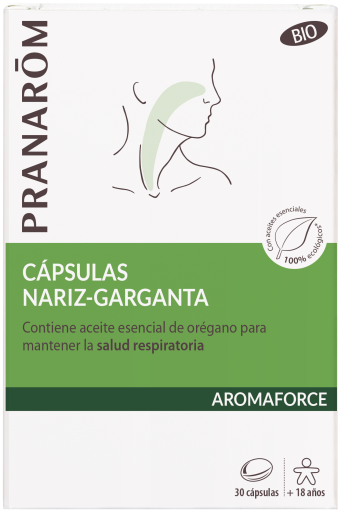 Aromaforce Organic Nose Hals Capsules 30 Kapslar