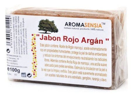 Argan Tvål med Röd Lera 100 gr